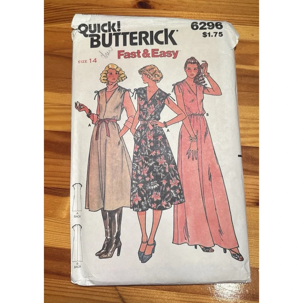Lot of 7 Vintage 1970s Sewing Patterns Simplicity McCalls Butterick Boho Retro